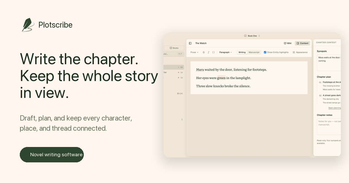 Picked up writing a book as my new hobby. Ended up building a writing app instead.